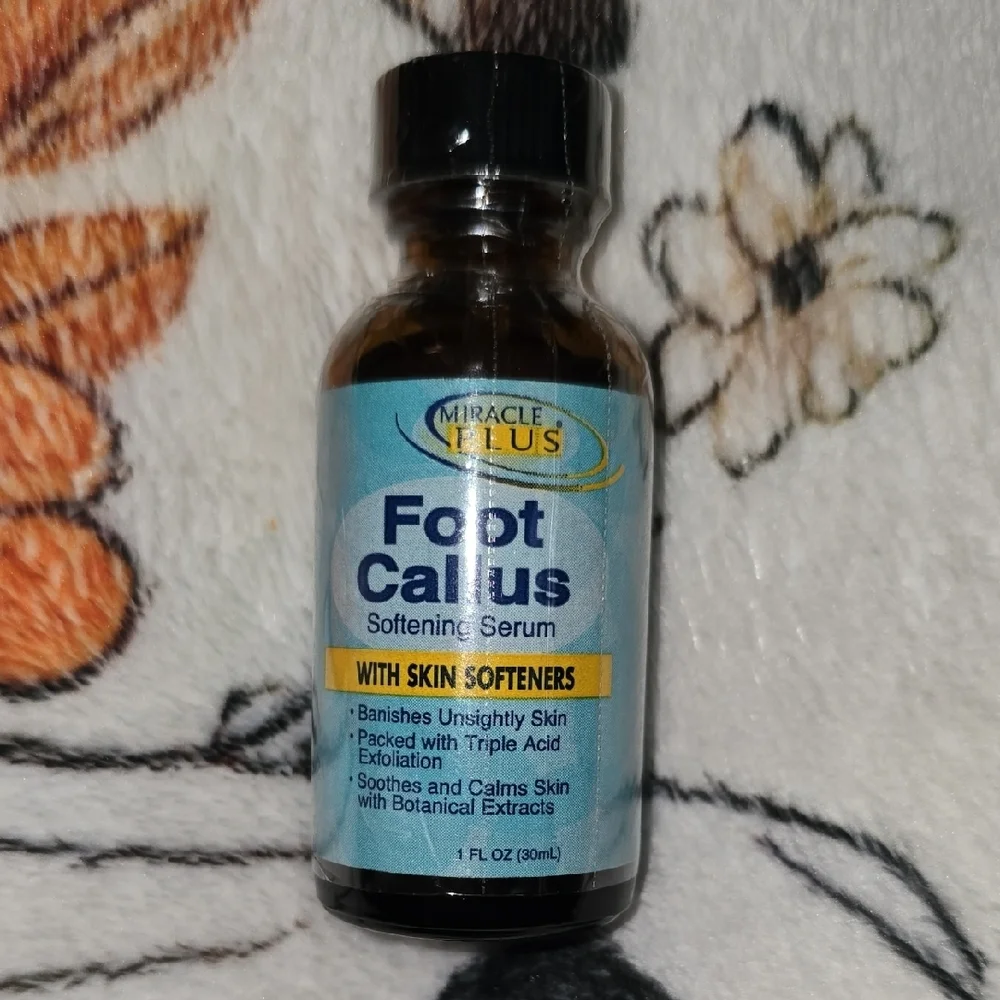 Miracle Foot Callus Softening Serum - Black and Blue